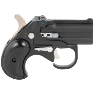 Old West Firearms Big Bore Guardian Black 380 ACP Derringer – 2 Rounds, 3.5″ Barrel, Polymer Grips, Blue/Black