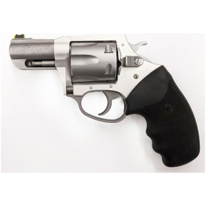 Charter Arms Boxer 38 Special Revolver – 6 Rounds, 2.2″ Barrel, Rubber Grips, Stainless/Silver