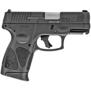 Taurus G3c 9mm Black Two 12rd Magazines – 12+1 Rounds, 3.2″ Barrel, Polymer Grips, Black, 3-Dot Sights