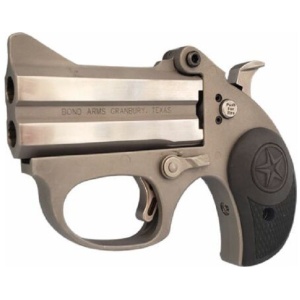 Bond Arms Stinger RS .38SPL 3″ – 2 Rounds, 3″ Barrel, Rubber Grips, Stainless/Silver