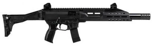 CZ Scorpion 3+ 9mm Carbine w/Folding Stock Black 20+1 – 20 Rounds, 16″ Barrel, Black Stock