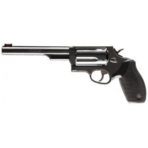 Taurus Judge Tracker Black 410/45 Long Colt Revolver – 5 Rounds, 6.5″ Barrel, Polymer Grips, Blue/Black, Night Sights