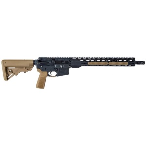 Radical Firearms FR16 SOCOM 5.56 NATO 16″ Coyote Brown, 15″ RPR Rail 30+1 – 30+1 Rounds, 16″ Barrel, Blue/Black