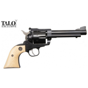 Ruger Blackhawk Convertible Maple Grip 5.5″ 357 Magnum / 9mm Revolver – 6 Rounds, 5.5″ Barrel, 3-Dot Sights