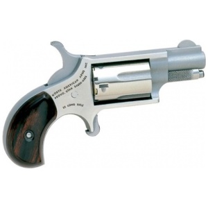 North American Arms Mini 1.13″ 22 Long Rifle Revolver – 5 Rounds, 1.125″ Barrel, Stainless/Silver