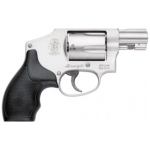 Smith & Wesson Model 642 Airweight Matte Stainless 38 Special Revolver – 5 Rounds, 1.87″ Barrel, Polymer Grips, Stainless/Silver