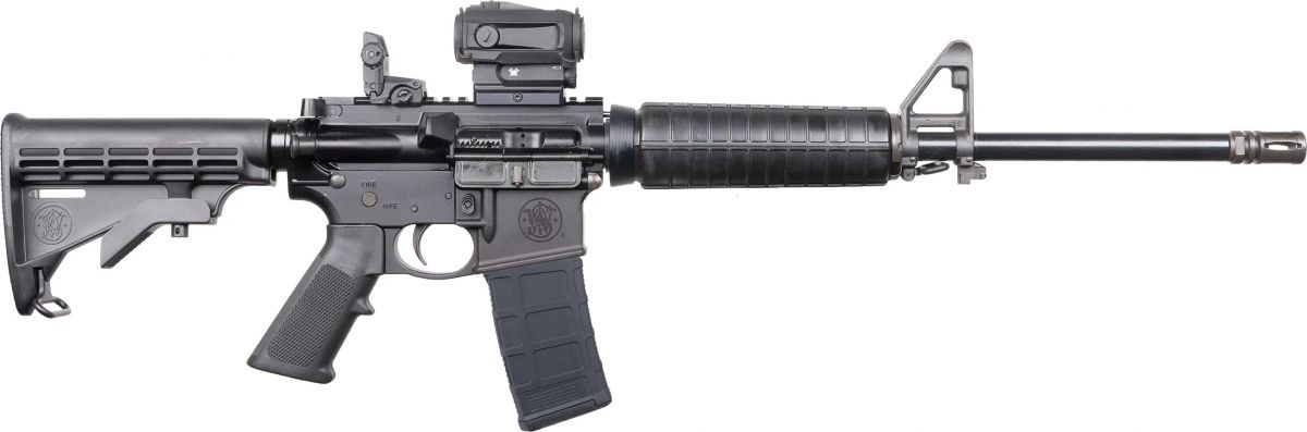 Smith & Wesson M&P15 Sport II w/Vortex Sparc AR Red Dot, 5.56 Nato, 30 Rd, 16″ Barrel – 30+1 Rounds, 16″ Barrel