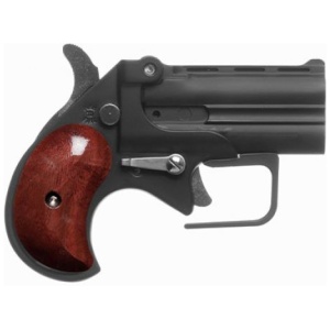 Old West Firearms Short Bore 38Spl Derringer – 2 Rounds, 2.75″ Barrel, Wood Grips, Blue/Black