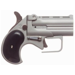 Old West Firearms Derringer Short Bore Handgun 9mm Luger 2rd Capacity 2.75″ Barrel Satin with Black Grips with Guardian Package – 2 Rounds, 2.75″ Barrel