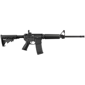 Ruger AR-556 16.1″ 223 Remington/5.56 NATO AR15 Semi Auto Rifle – 30 Rounds, 16.1″ Barrel, 6-Position Stock, Synthetic, Blue/Black