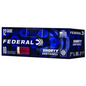 Federal Shorty 12 Gauge 1.75″ 15 Pellets 4 Buck Shot 10rd box