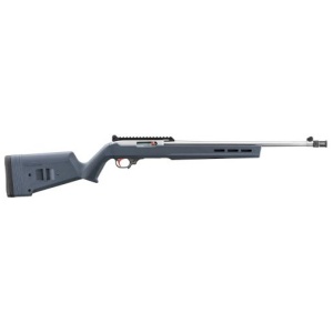 Ruger 10/22 Collectors Series 60th Anniversary Model 22 LR 18.5″ Threaded, 10+1 – 10+1 Rounds, 18.5″ Barrel, Gray Stock, Synthetic, Stainless/Silver