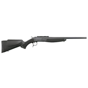 CVA Scout Compact 7mm-08 Remington Break Action Rifle – 1 Round, 20″ Barrel, Black Stock, Synthetic