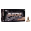 CCI Blazer Brass 9mm 124gr FMJ 50