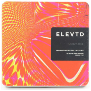 Sativa Rise 320mg THC Dark Chocolate (Elevtd)