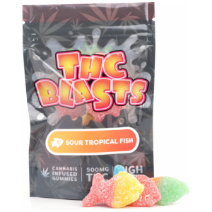 500mg THC Blasts Gummies (Blast Edibles)