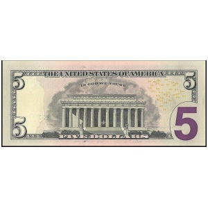 USD $5 Bill